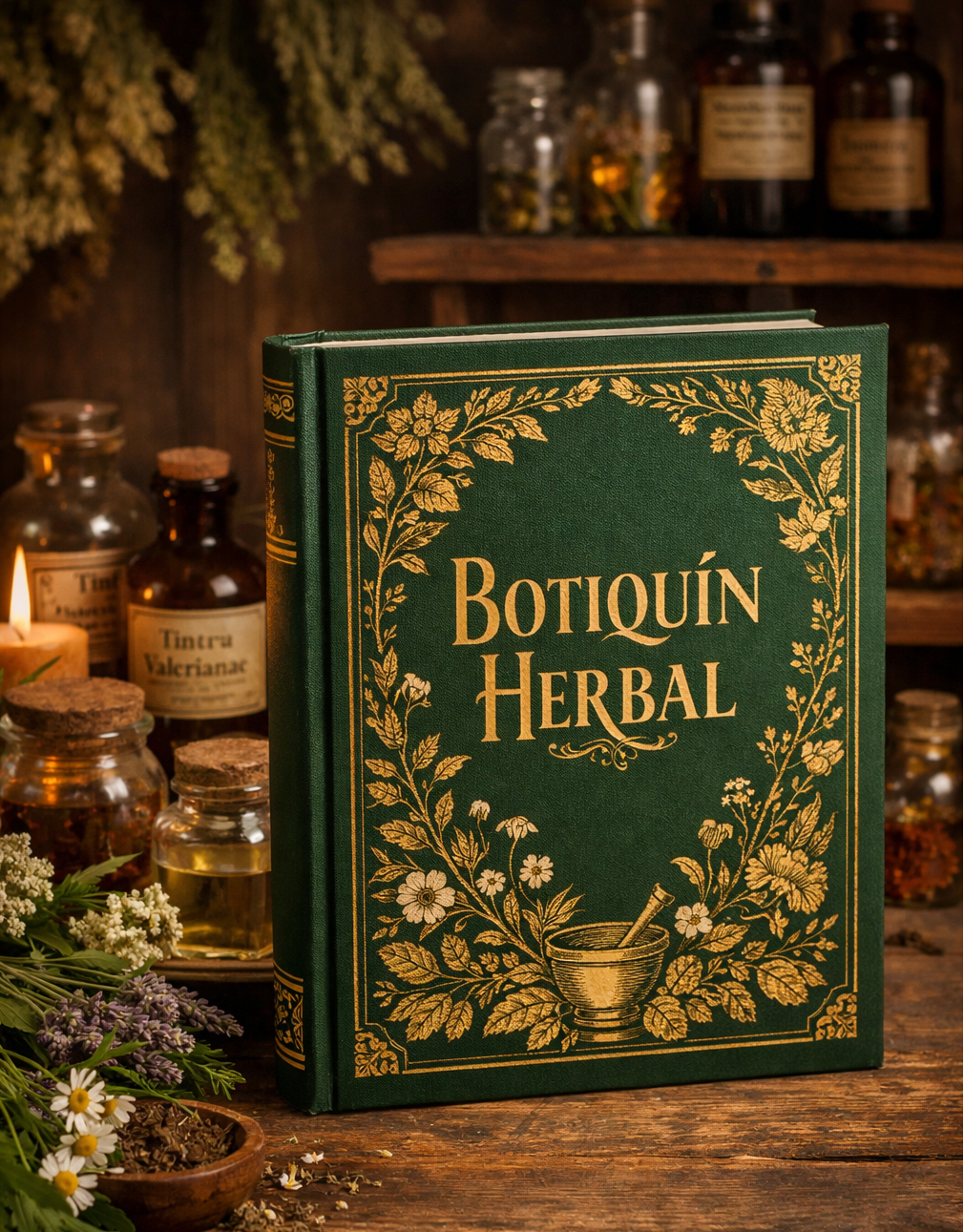 Botiquín Herbal + 3 BONOS con recetas de remedios naturales