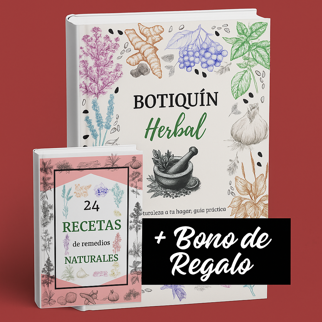 BOTIQUÍN HERBAL + RECETARIO DE REGALO